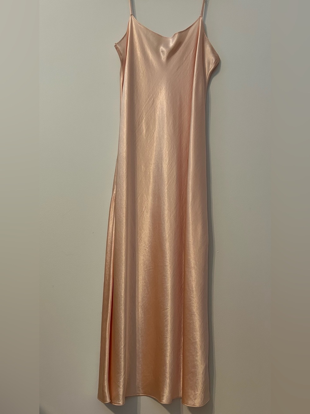 VINCE Slip Dress in Light Peach NWOT Large